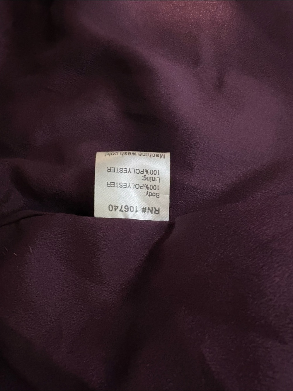 NWOT! Lavender Faux Fur Coat by Pyramid Collection, SMALL - Picture 11 of 12